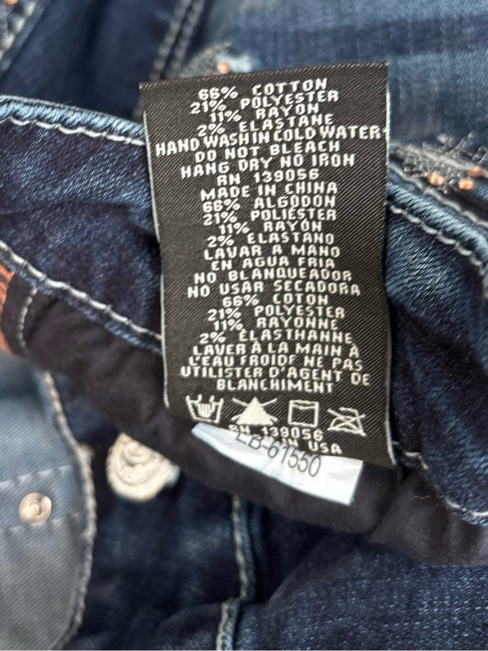 GRACE in LA Easy Fit Jeans Size 29 - Picture 6 of 7